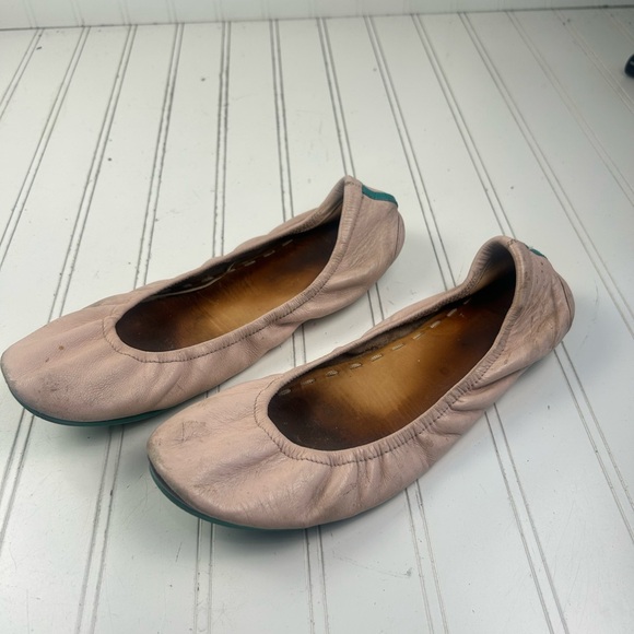 TIEKS by Gavrieli Ballerina Pink Blush Soft Leather Ballet Flats Womenโs Size 9 - Picture 10 of 12